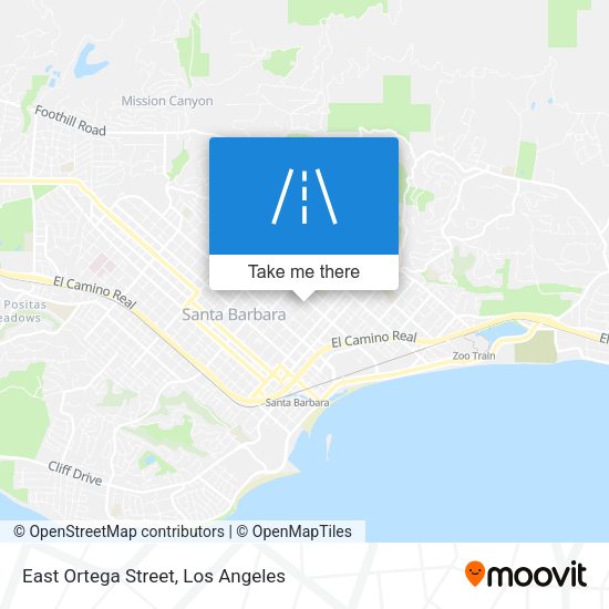Mapa de East Ortega Street