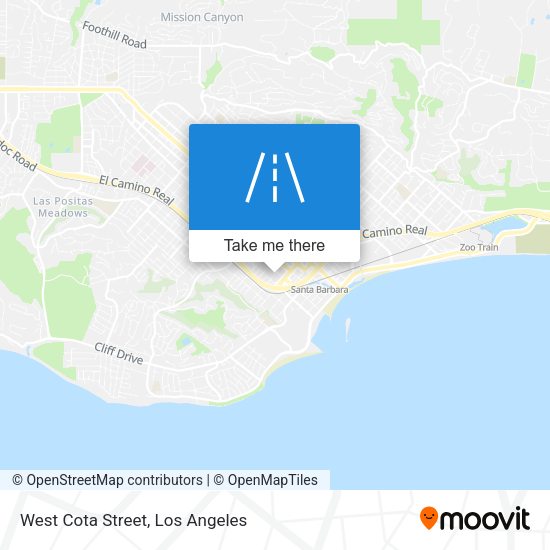 West Cota Street map