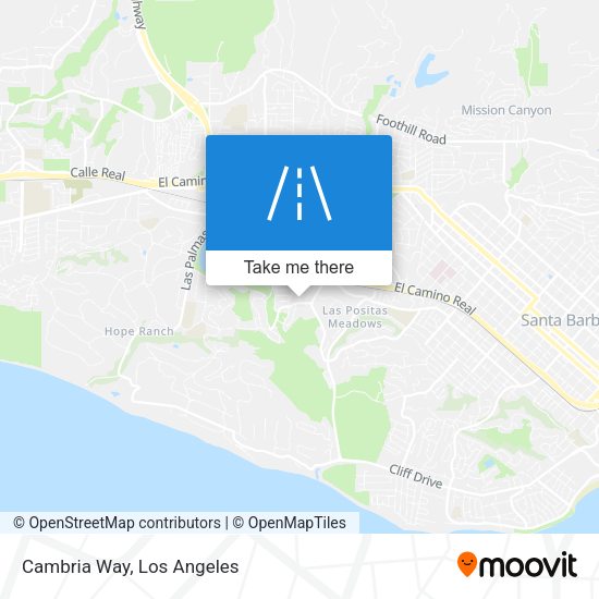 Mapa de Cambria Way