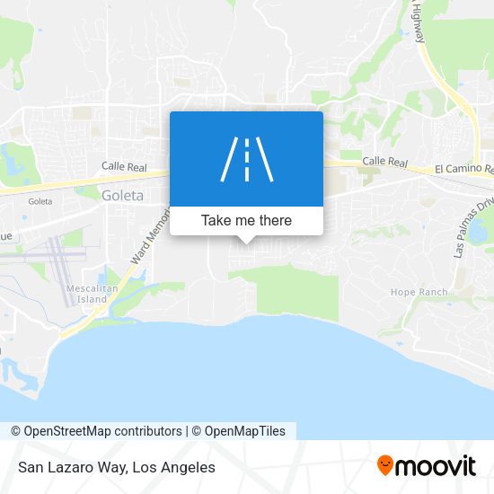 Mapa de San Lazaro Way