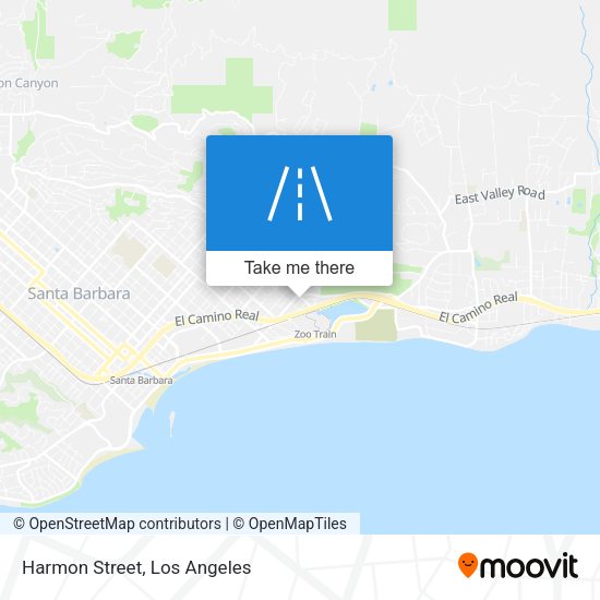 Mapa de Harmon Street