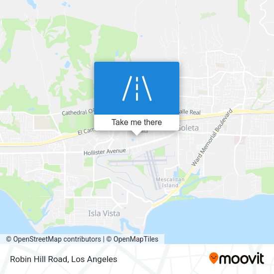 Robin Hill Road map
