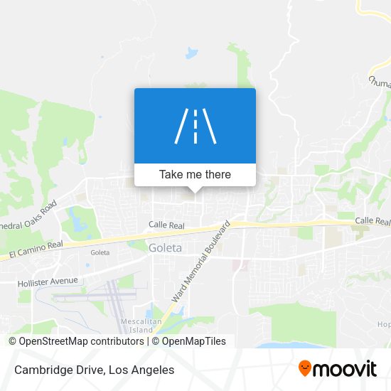 Mapa de Cambridge Drive