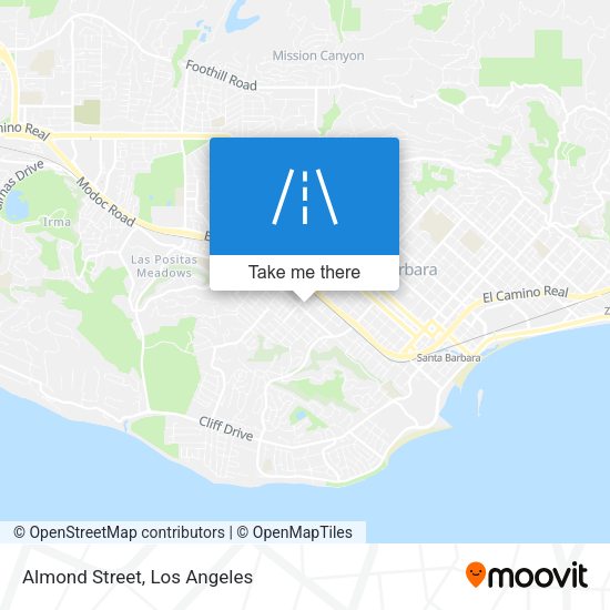 Mapa de Almond Street