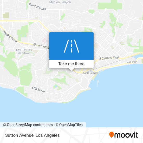 Mapa de Sutton Avenue