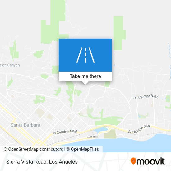 Mapa de Sierra Vista Road