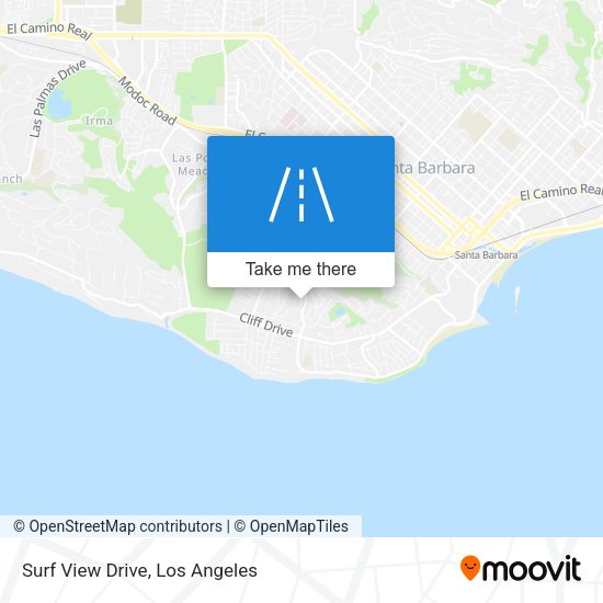 Mapa de Surf View Drive