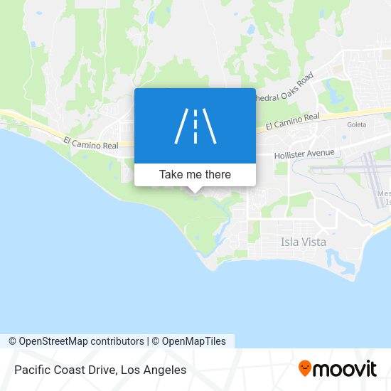Pacific Coast Drive map