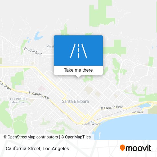 California Street map