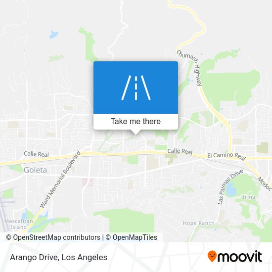 Mapa de Arango Drive