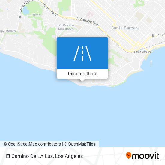 El Camino De LA Luz map