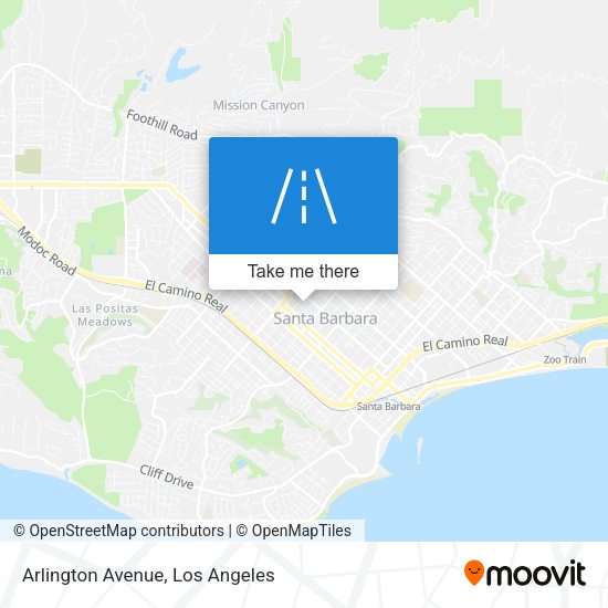 Arlington Avenue map