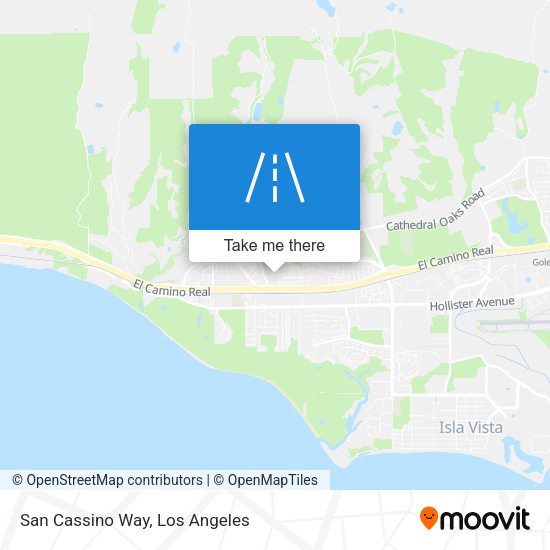 San Cassino Way map