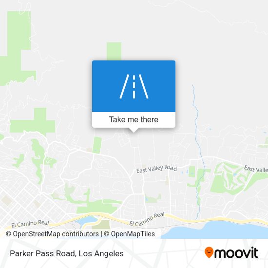 Mapa de Parker Pass Road