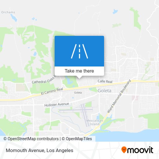 Mapa de Momouth Avenue