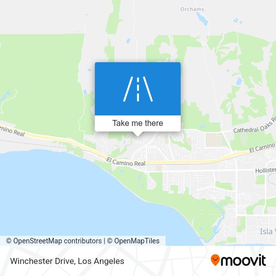 Winchester Drive map