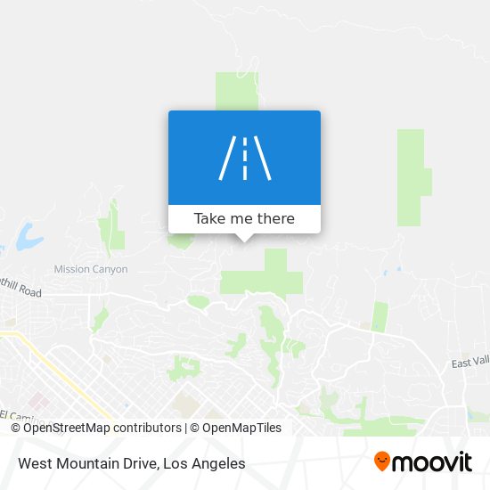 West Mountain Drive map