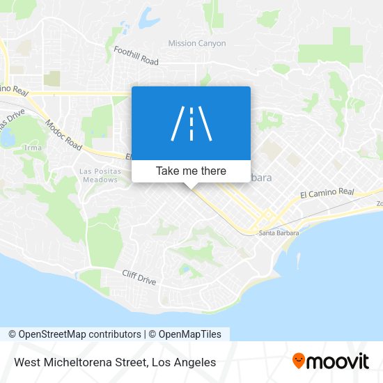 Mapa de West Micheltorena Street