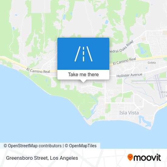 Mapa de Greensboro Street