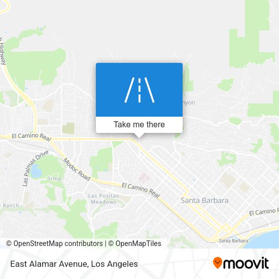 Mapa de East Alamar Avenue