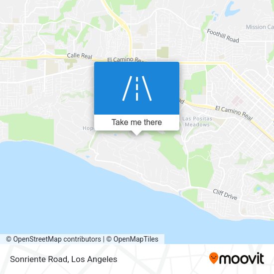 Mapa de Sonriente Road