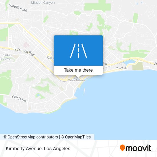 Kimberly Avenue map