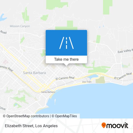 Mapa de Elizabeth Street