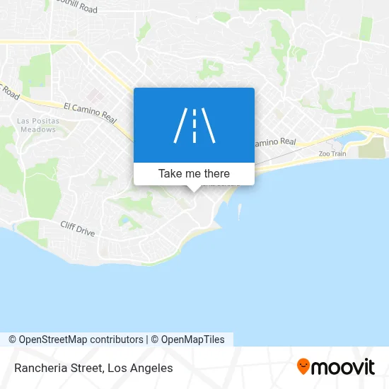 Rancheria Street map