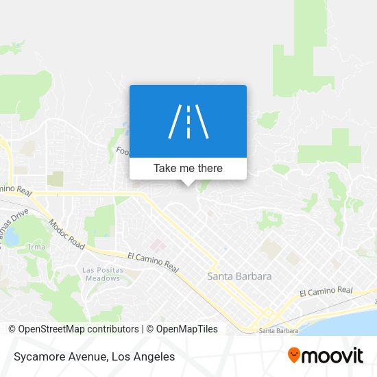 Sycamore Avenue map