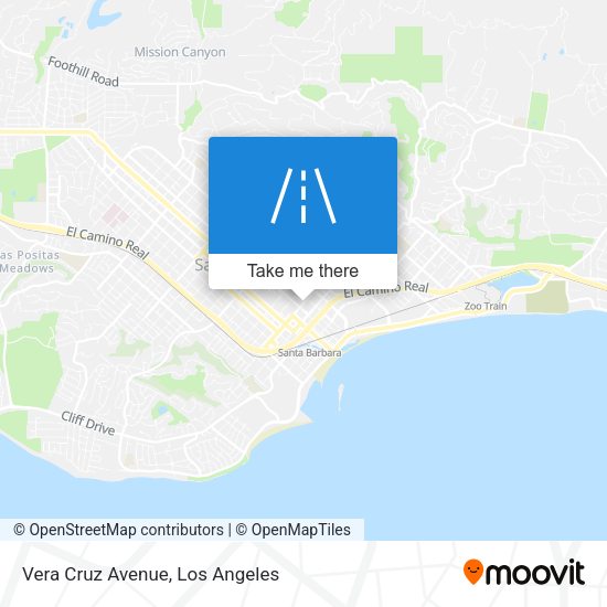 Vera Cruz Avenue map