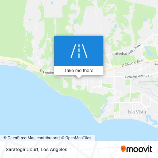 Saratoga Court map