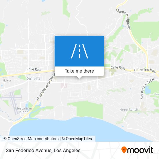 San Federico Avenue map