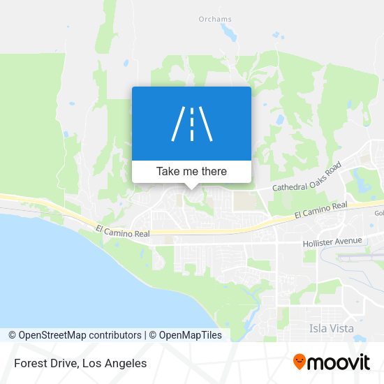 Mapa de Forest Drive