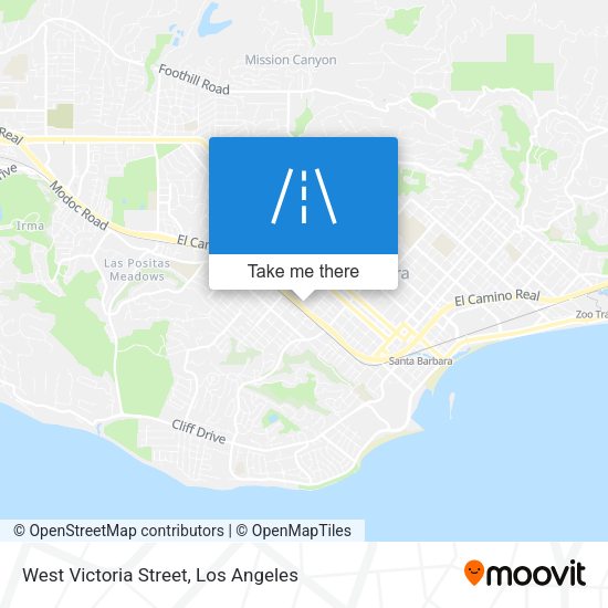 Mapa de West Victoria Street