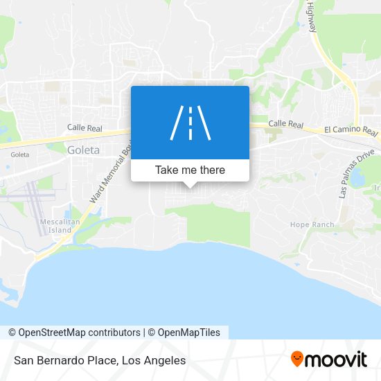 San Bernardo Place map