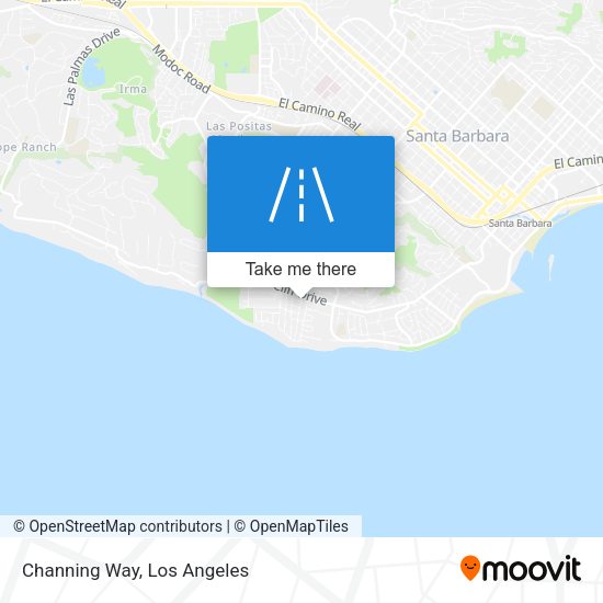 Mapa de Channing Way