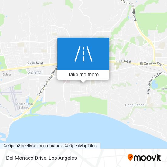 Mapa de Del Monaco Drive