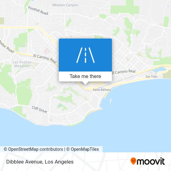 Mapa de Dibblee Avenue