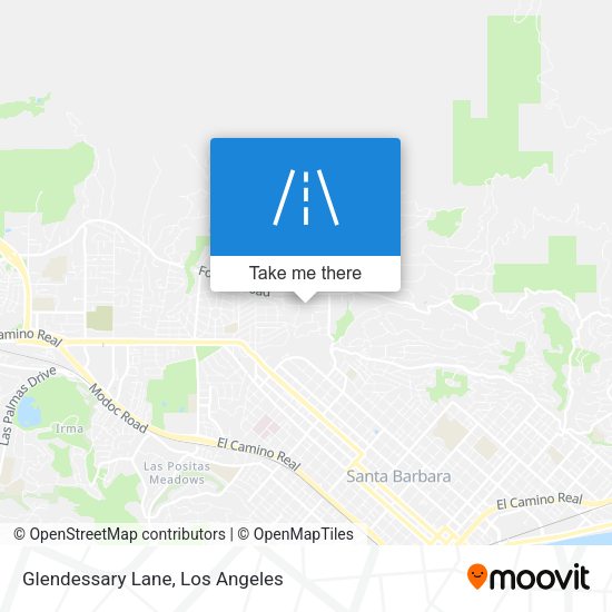 Glendessary Lane map