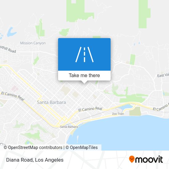 Mapa de Diana Road