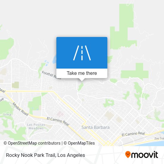 Rocky Nook Park Trail map
