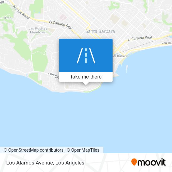 Mapa de Los Alamos Avenue