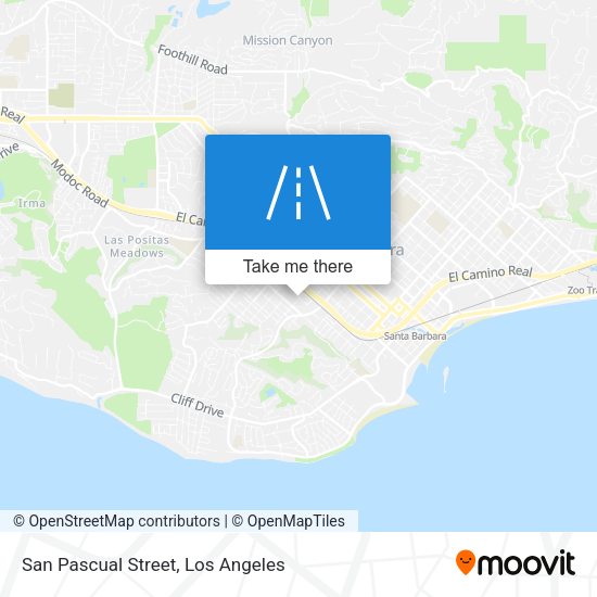 Mapa de San Pascual Street