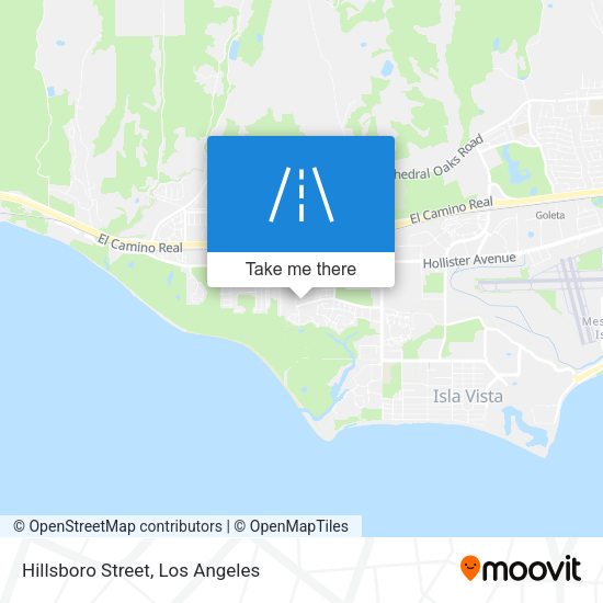 Hillsboro Street map