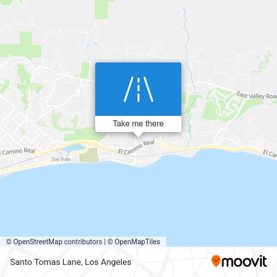 Mapa de Santo Tomas Lane