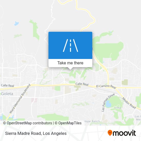 Mapa de Sierra Madre Road