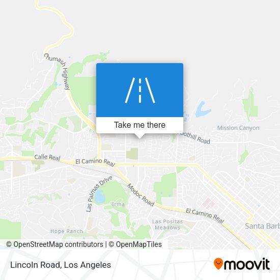 Mapa de Lincoln Road
