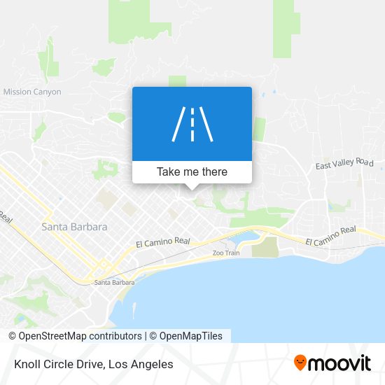 Knoll Circle Drive map