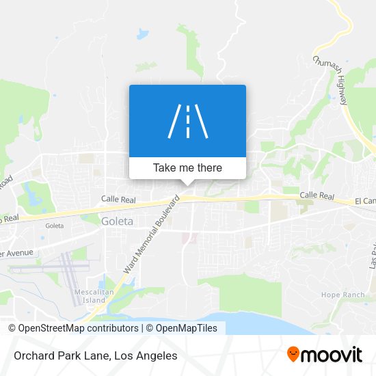 Orchard Park Lane map