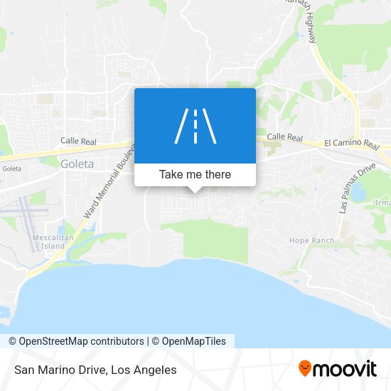 San Marino Drive map